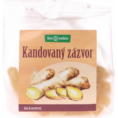 BioNebio Bio Zázvor kandovaný 100 g – Zbozi.Blesk.cz