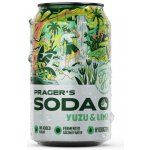 Prager's Soda Yuzu a limeta 330 ml – Zboží Dáma