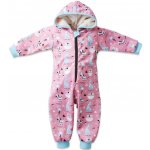 Splash About Nepromokavá fleecová kombinéza Zvířátka Růžová – Zboží Dáma