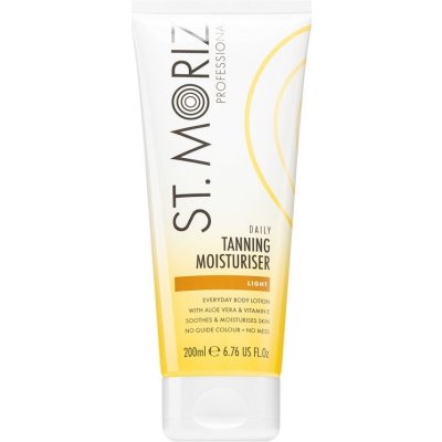 St. Moriz Daily Tanning Moisturiser hydratační samoopalovací krém průsvitný typ Light 200 ml – Zboží Mobilmania