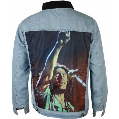 Primitive X Bob Marley Stand Up Jacke denim – Zboží Mobilmania