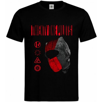 Tričko Twenty One Pilots Mask černá – Sleviste.cz