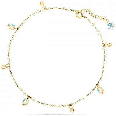 Spark Řetízek na nohu duhový se Swarovski elements alo BAG56013AB – Hledejceny.cz