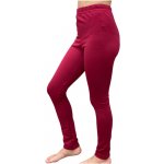 Termo legíny dívčí jednobarevné vínové – Zboží Dáma