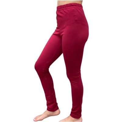 Termo legíny dívčí jednobarevné vínové – Zboží Dáma