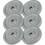 Gorilla Sports litina k činkám 6 x 5 kg 209 mm – Hledejceny.cz