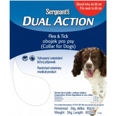 Sergeants Dual obojek pro střední psy 50-60 cm 1 ks – Hledejceny.cz