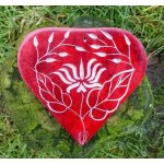 Indie stojánek na vonné tyčinky Srdce s lotosem mastek 11 x 10 cm – Hledejceny.cz