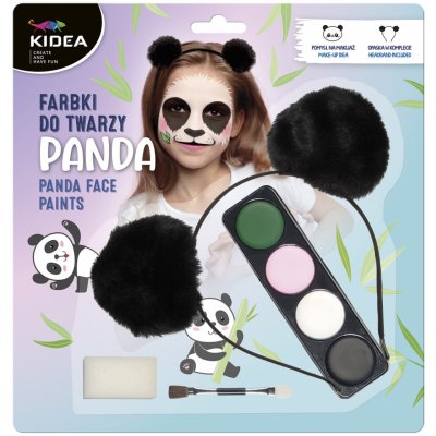 Derform Barvy na obličej s čelenkou Panda 317011 – Zboží Mobilmania