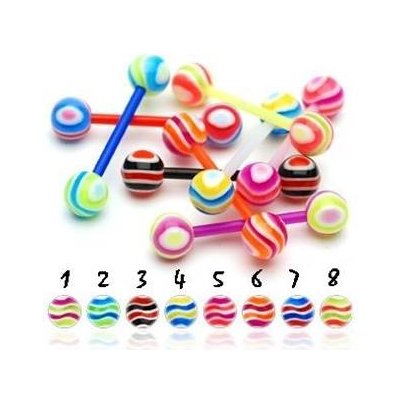 Šperky4U piercing do jazyka PJ01150-02 – Zboží Dáma