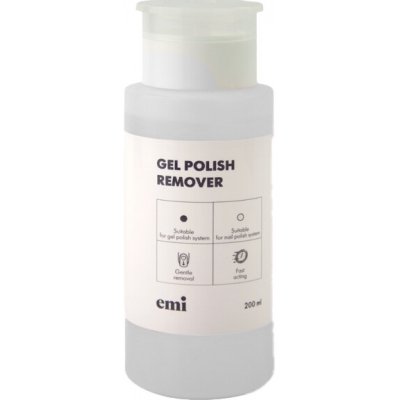 E.Mi Gel and Nail Polish Remover s dávkovačem 200 ml – Zboží Dáma