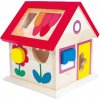 Dřevěná hračka Bino Domeček s tvary Villa Florina