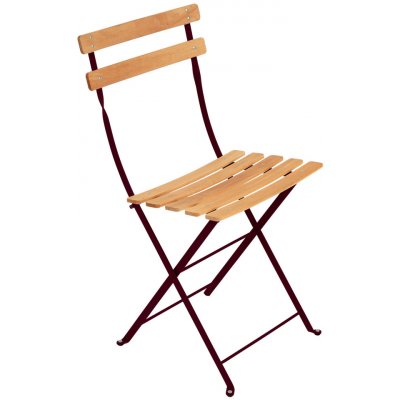 Fermob Skládací židle BISTRO NATURAL Black Cherry – Hledejceny.cz