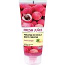 Fresh Juice Litchi & Ginger tělový peeling 200 ml