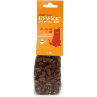 Liebesgut Biokost Mini s hovězím masem 3 x 80 g