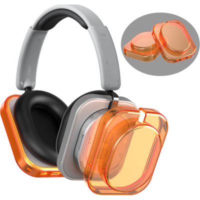 kwmobile 2x Obal pro Nothing Headphone (1) oranžová transparentní – Zboží Živě