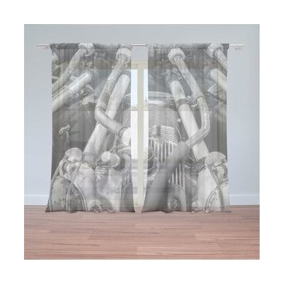 Sablio Záclony Motor: 2ks 150x250cm – Hledejceny.cz