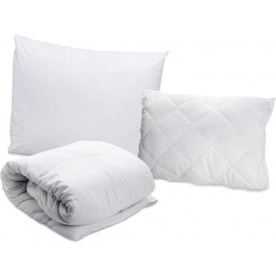 TEXTILOMANIE Celoroční přikrývka prošívaná 140x200 s polštářem Classic 70x90 a polštářkem 40x50 – Zboží Dáma