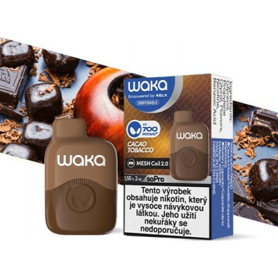 WAKA soPro Cacao Tobacco 18 mg 700 potáhnutí 1 ks – Hledejceny.cz