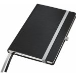 Leitz zápisník Style A5 tvrdé desky čtver. saténově černý – Hledejceny.cz