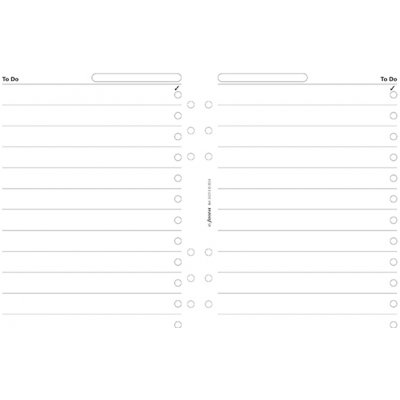 Filofax Seznam úkolů pro diáře, A5, bílá – Hledejceny.cz