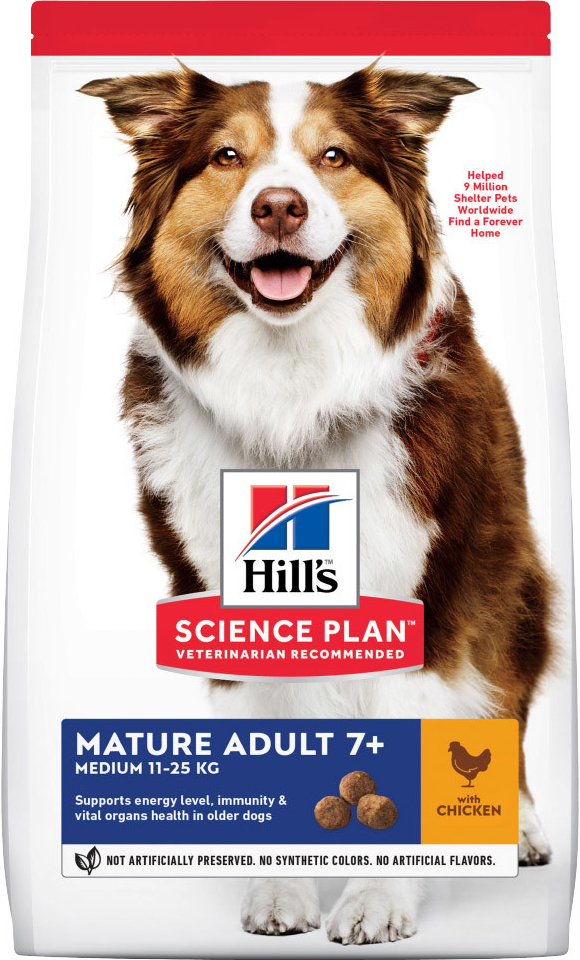 Hill’s Science Plan Mature Adult 7+ Medium Breed Chicken 2,5 kg