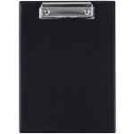 Podložka psací A5 Plastik s klipem uzavíratelná černá – Zboží Dáma