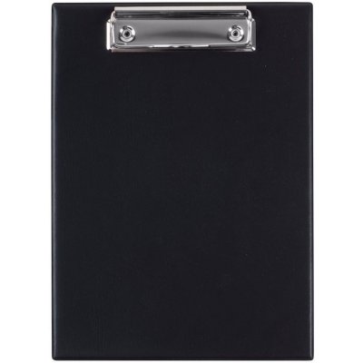 Podložka psací A5 Plastik s klipem uzavíratelná černá – Zboží Dáma