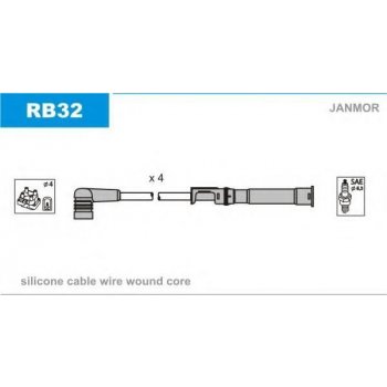 JANMOR Sada kabelů pro zapalování JNM RB32