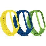 RhinoTech řemínky pro Xiaomi Mi Band 5, SET - tmavě modrá, žlutá, zelená RTACC228 – Zbozi.Blesk.cz