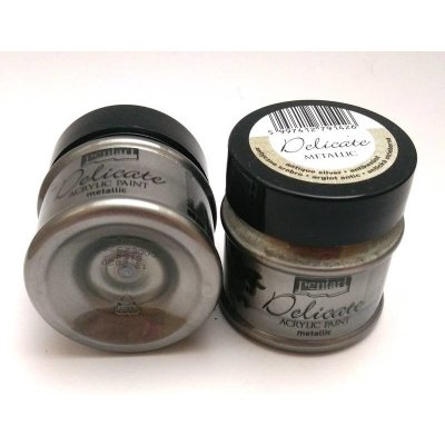 Delicate akrylová barva 50 ml antické stříbro – Hledejceny.cz