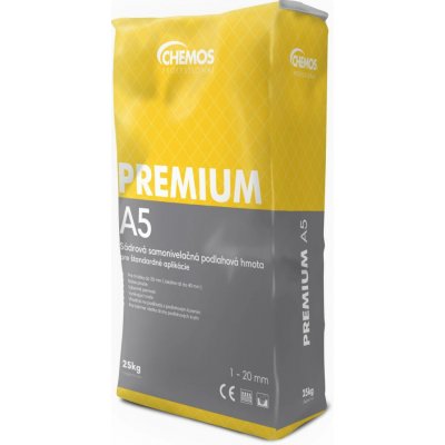 Samonivelační stěrka CHEMOS Premium A5 – 1–60 mm, 25 kg – Hledejceny.cz