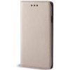 Pouzdro a kryt na mobilní telefon Huawei Pouzdro Smart Book Magnet Huawei P8 lite zlaté