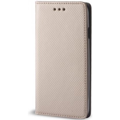 Pouzdro Smart Book Magnet Huawei P8 lite zlaté – Hledejceny.cz