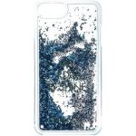 Pouzdro Guess Liquid Glitter Hard Shine Apple iPhone 6 6S 7 modré – Hledejceny.cz