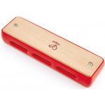 HAPE HARMONICA Foukací harmonika červená – Zboží Dáma