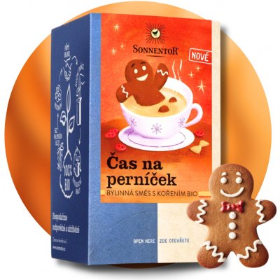 Sonnentor Bio bylinná směs s kořením Čas na perníček 18 x 1,8 g – Sleviste.cz