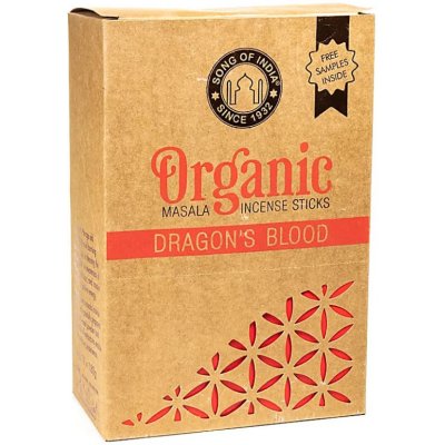 Song of India Vonné tyčinky Organic Masala Dragon's blood 15 g – Hledejceny.cz