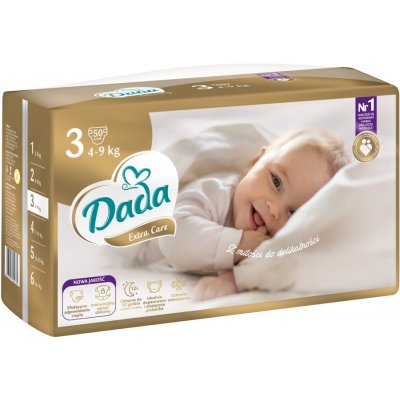 Dada Extra Care 3 4-9 kg 50 ks – Zboží Dáma