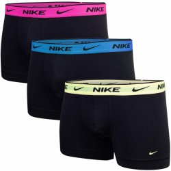 Nike trunk 3pk-everyday cotton stretch | 0000KE1008-MT3 černá