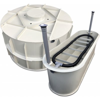 Česká nádrž Samonosný septik s pískovým filtrem pro 7 osob (5-8 EO) – Sleviste.cz