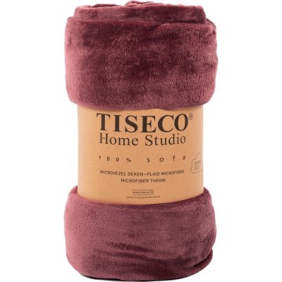 Tiseco Home Studio Cosy deka červená 130x160