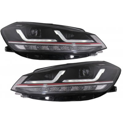 KITT Osram Full LED Headlights LEDriving suitable for VW Golf 7.5 Facelift (2017-2020) GTI Look upgrade for Halogen with Dynamic Sequential Turning Lights | Zboží Auto