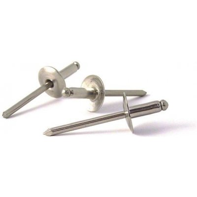 Trhací nýt velká hlava DIN 7337 A2/A2 hlava 12 mm 4x10 A2/A2 – Sleviste.cz