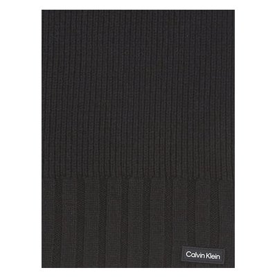 Calvin Klein šál Elevated Rib Knit Scarf K50K511006 Ck Black