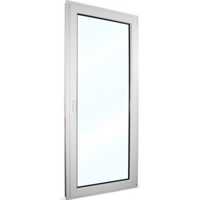 SkladOken.cz balkonové dveře jednokřídlé () 88 x 208 cm, bílé, otevíravé i sklopné, PRAVÉ – Zboží Mobilmania