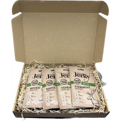 Jihočeské Jerky Degustační balíček Natur 16 x 20 g – Sleviste.cz