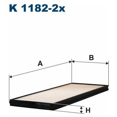 Filtr, vzduch v interiéru FILTRON K 1182-2x – Hledejceny.cz