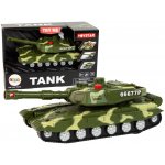 LEANToys Vojenský tank se zvukem a světlem hnědý – Sleviste.cz