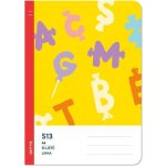 Optys Školní sešit 513 bezdřevý linka 12 mm písmena – Zboží Mobilmania
